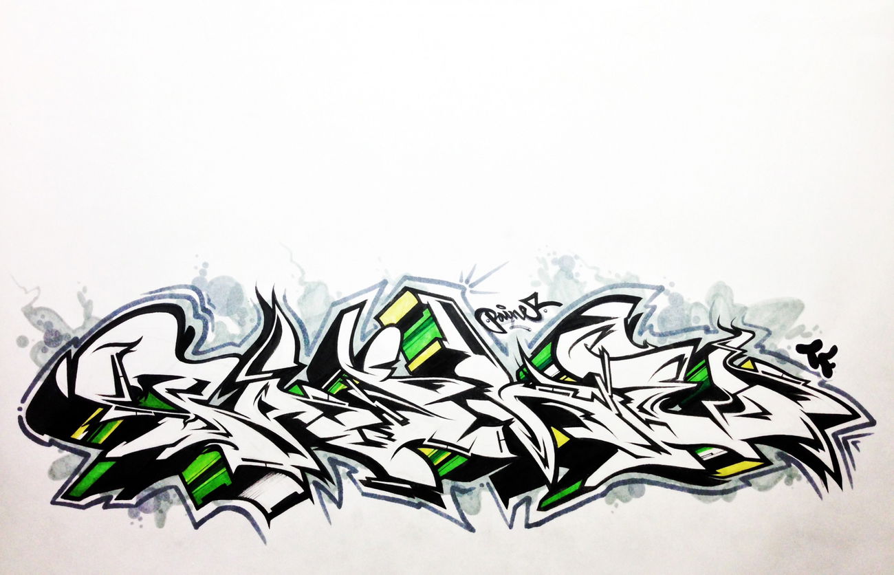 Graffiti Sketch - Photo by Paine