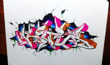 Graffiti Sketch - Photo by Paine