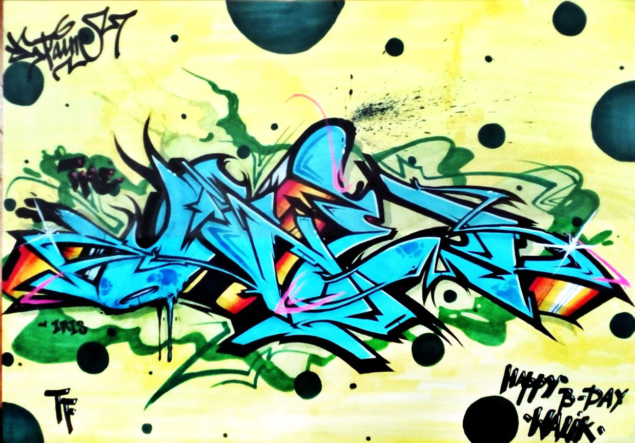 Graffiti Sketch - Photo by Paine