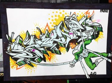 Graffiti Sketch - Photo by Paine - Paine (2015)