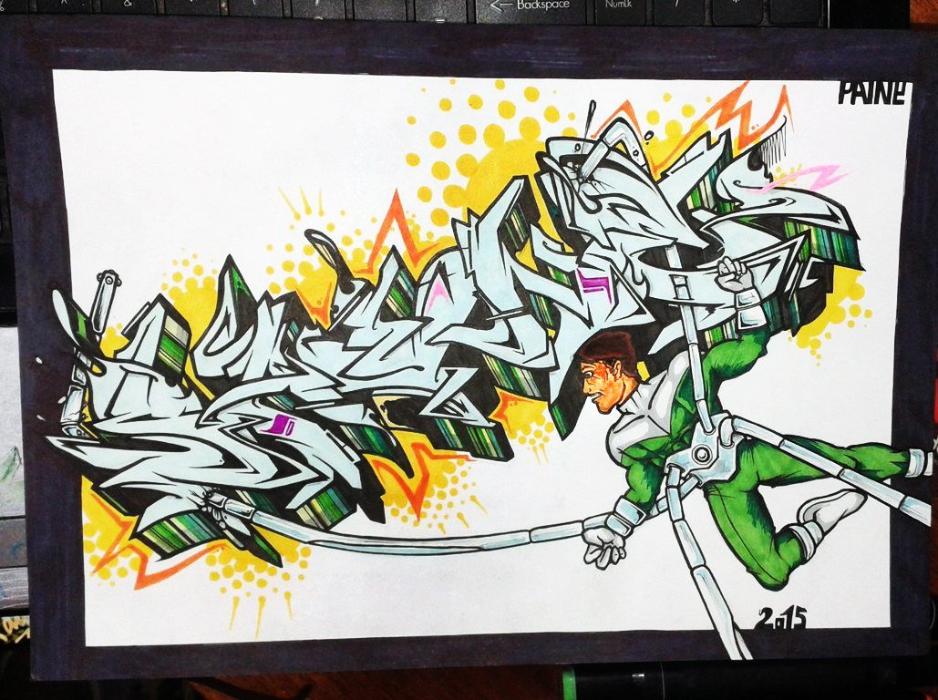 Graffiti Sketch - Photo by Paine - Paine (2015)