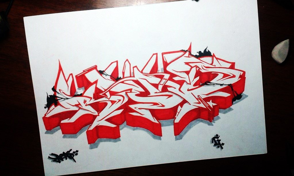 Graffiti Sketch - Photo by Paine