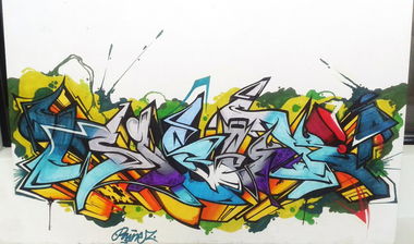 Graffiti Sketch - Photo by Paine (2015)