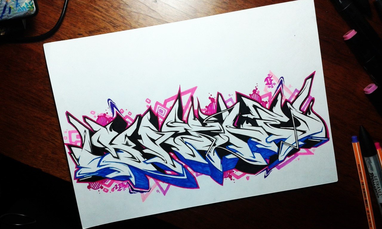 Graffiti Sketch - Photo by Paine