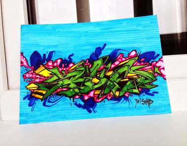 Graffiti Sketch - Photo by Paine