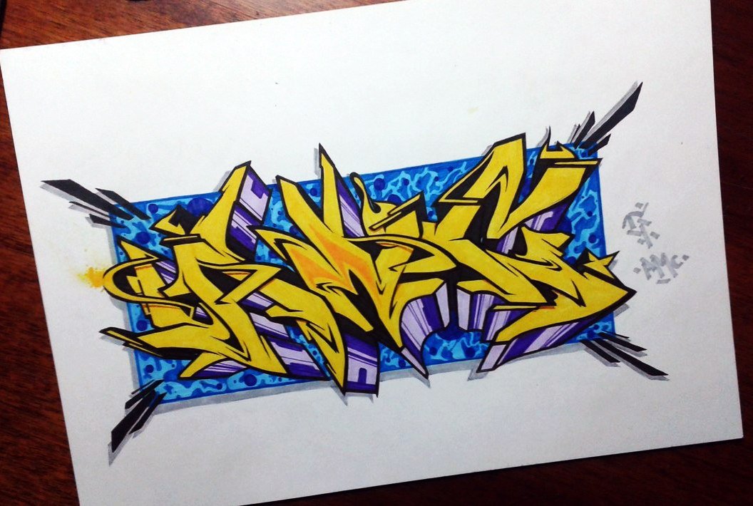 Graffiti Sketch - Photo by Paine