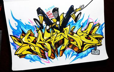 Graffiti Sketch - Photo by Paine - MK, Paine