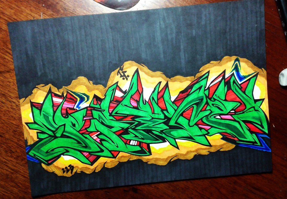 Graffiti Sketch - Photo by Paine