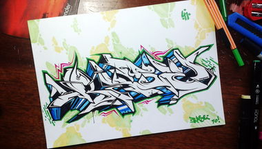 Graffiti Sketch - Photo by Paine - paine, rase, exchange