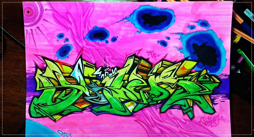 Graffiti Sketch - Photo by Paine (2015)