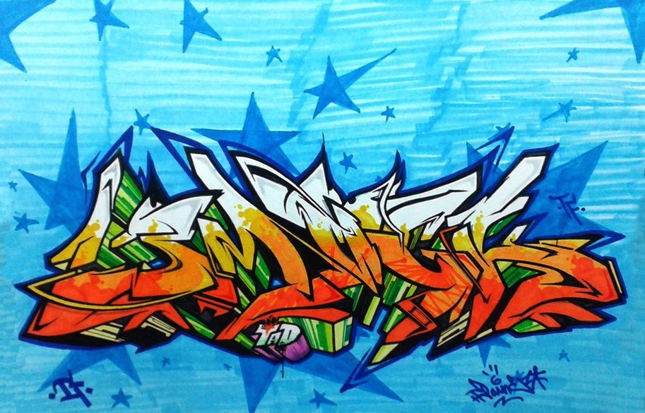 Graffiti Sketch - Photo by Paine - Zmogk, Exchange, TAD