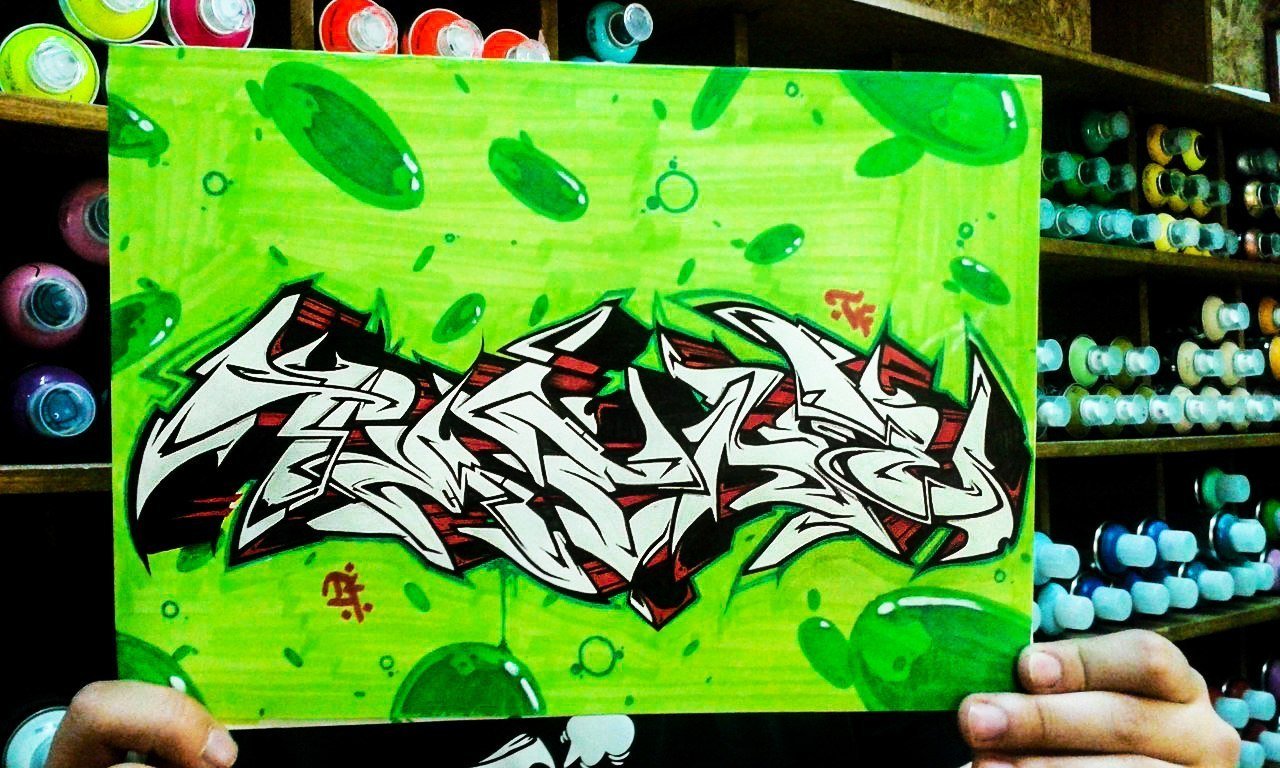Graffiti Sketch - Photo by Paine