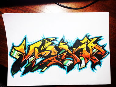 Graffiti Sketch - Photo by Paine