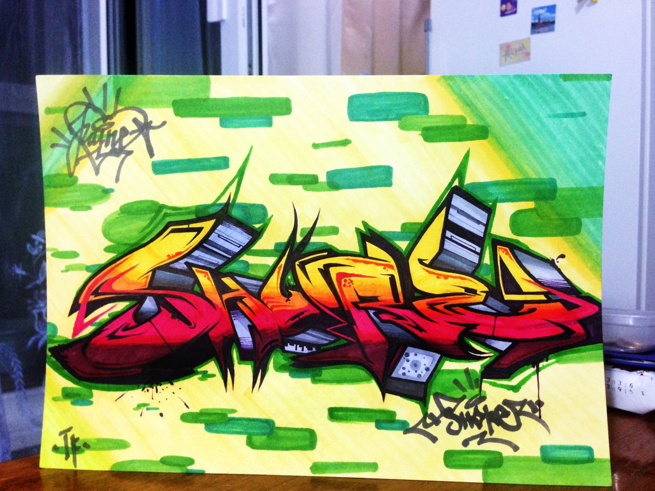 Graffiti Sketch - Photo by Paine