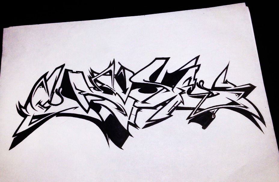 Graffiti Sketch - Photo by Paine