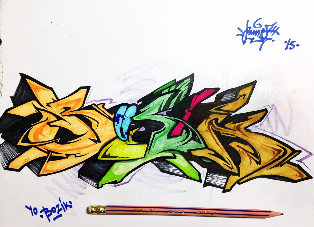 Graffiti Sketch in казань - Photo by Paine - Paine, sketch, graffiti (2015)