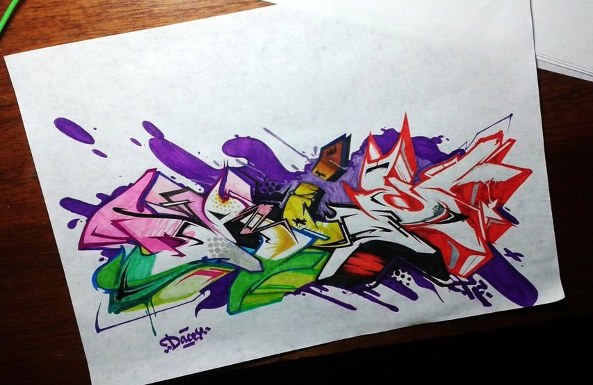 Graffiti Sketch - Photo by Paine - Wildstyle, paine, russia (2015)