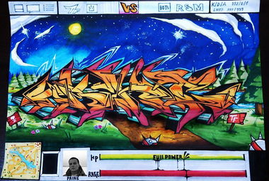 Graffiti Sketch - Photo by Paine - Paine, Style, Wildstyle (2015)