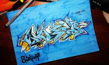 Graffiti Sketch - Photo by Paine