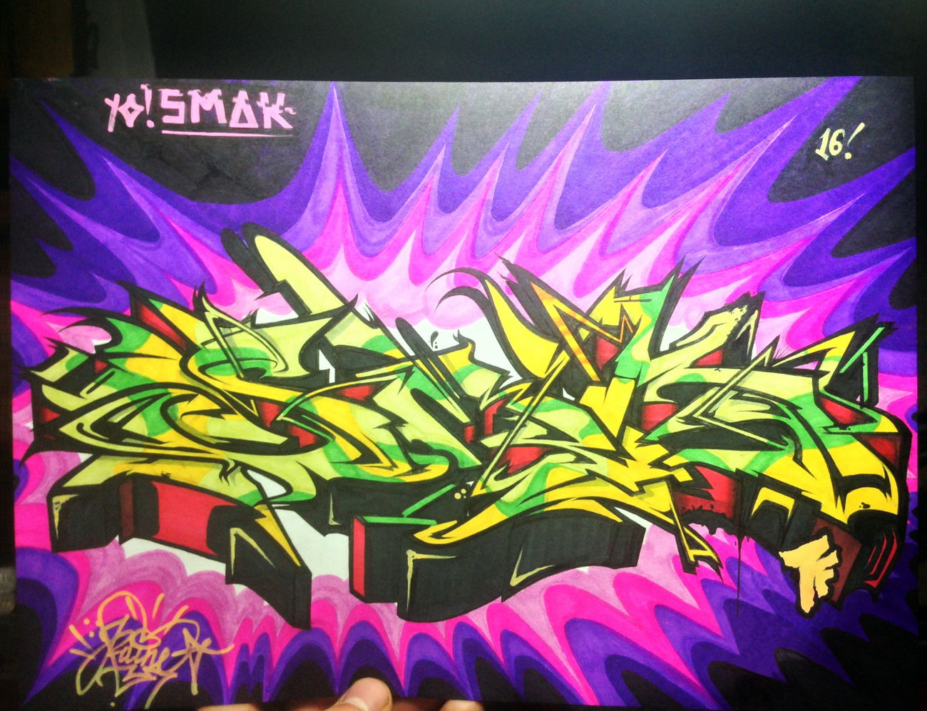 Graffiti Sketch - Photo by Paine