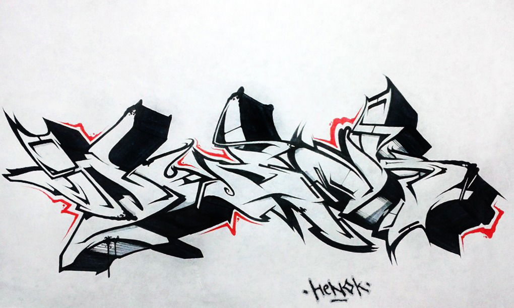Graffiti Sketch - Photo by Paine (2015)