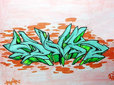Graffiti Sketch - Photo by Paine
