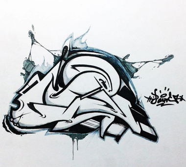 Graffiti Sketch - Photo by Paine