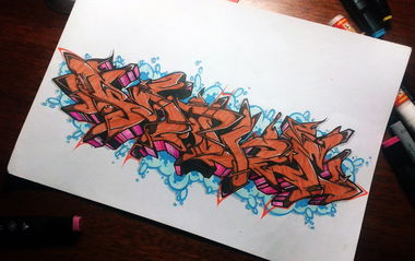 Graffiti Sketch - Photo by Paine - Paine