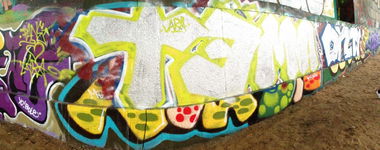 Graffiti Wall in Moscow - Photo by Panek - pane