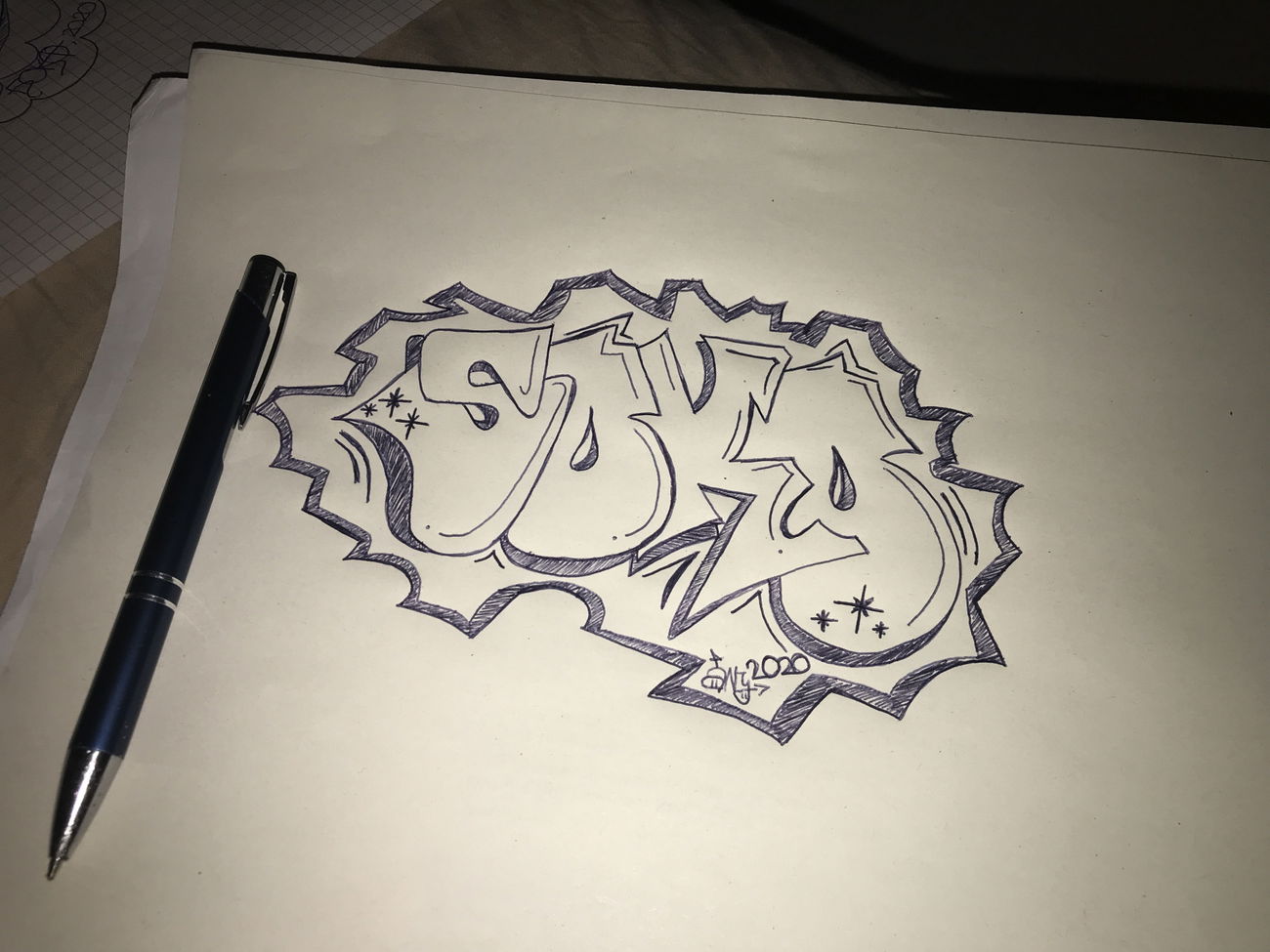 Graffiti Sketch - Photo by Pangea