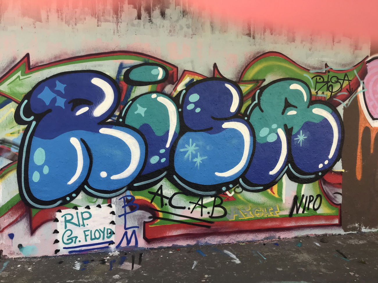 Graffiti Wall - Photo by Pangea (2020)