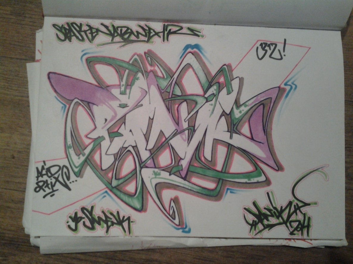 Graffiti Sketch - Photo by Panik47 - panik47, ostfriesland, paranoia (2014)