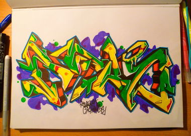Graffiti Sketch - Photo by Pano