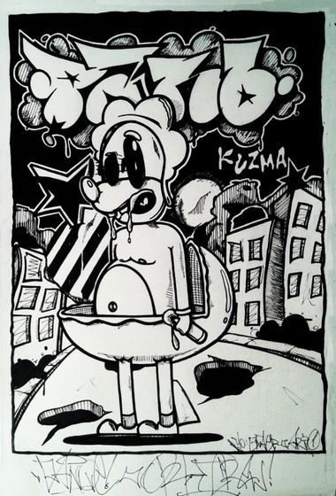 Graffiti Sketch - Photo by Pano (2014)