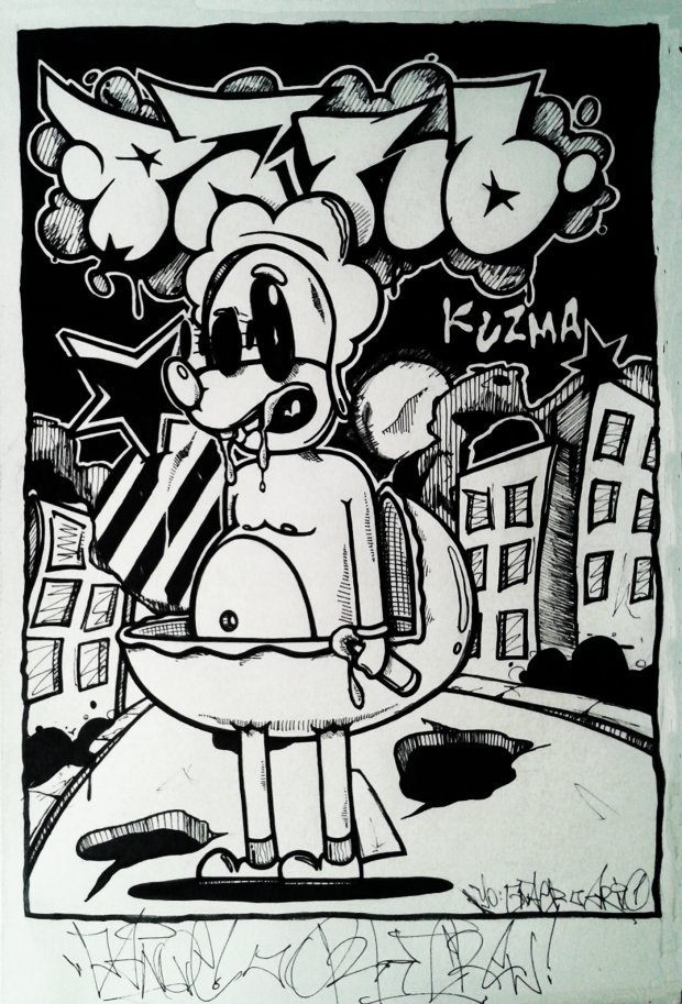 Graffiti Sketch - Photo by Pano (2014)