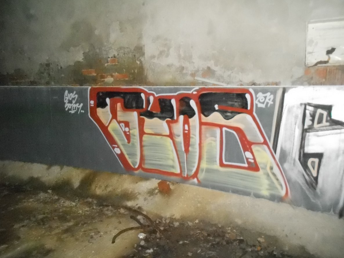 Graffiti Bombing - Photo by Panxnotdead - Gyos (2014)