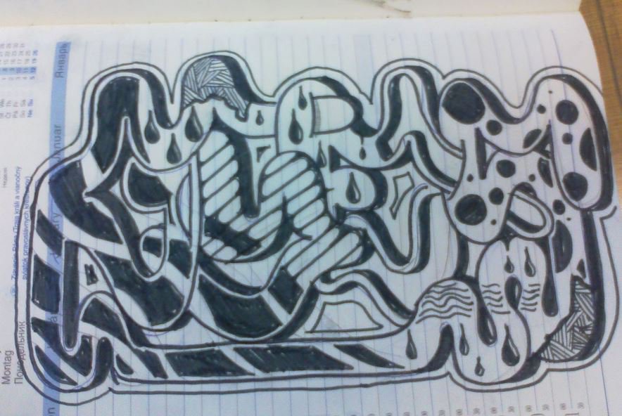 Graffiti Sketch - Photo by Panxnotdead - czech, gios, gyes (2014)