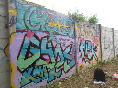 Graffiti Wall - Photo by Panxnotdead - gyos, jam, czech (2013)