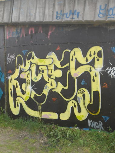 Graffiti Wall in Vsetin - Photo by Panxnotdead - Gyos, gyes, czech (2014)