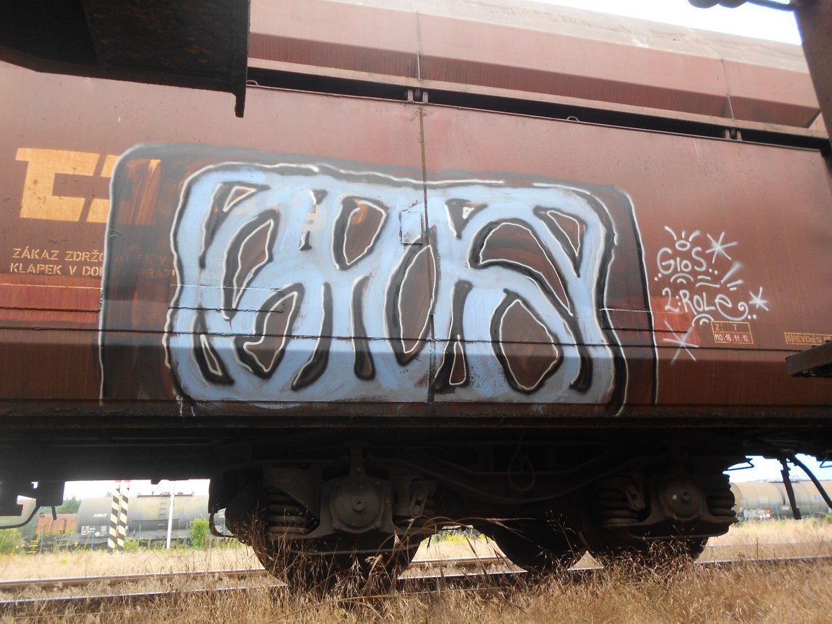 Graffiti Train - Photo by Panxnotdead - fr8, czech (2014)