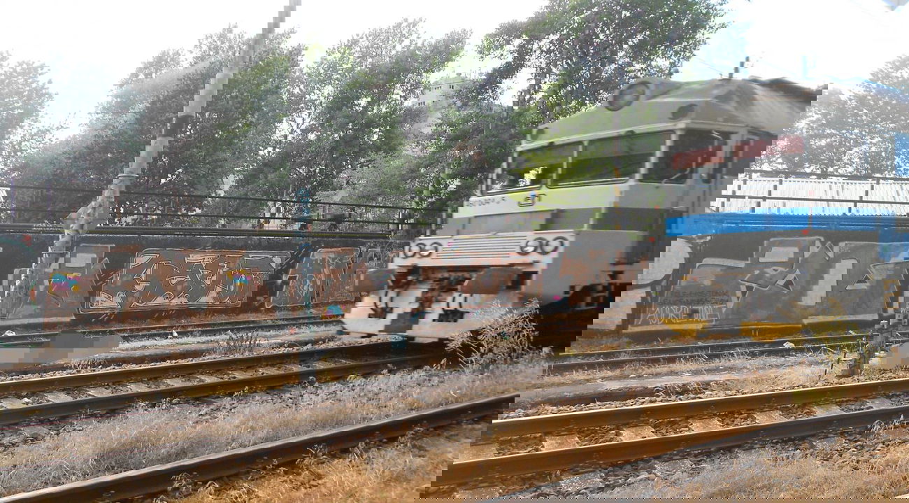 Graffiti Wall - Photo by Panxnotdead - trainline, czech (2014)