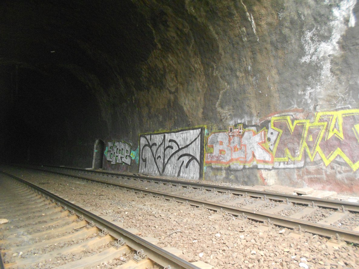 Graffiti Bombing in Prague - Photo by Panxnotdead - Prague, trainline, gios (2014)