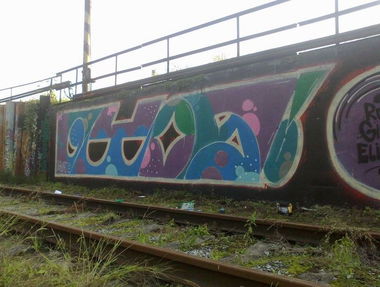 Graffiti Wall in Valasske Mezirici - Photo by Panxnotdead - Gios, gios, czech (2014)