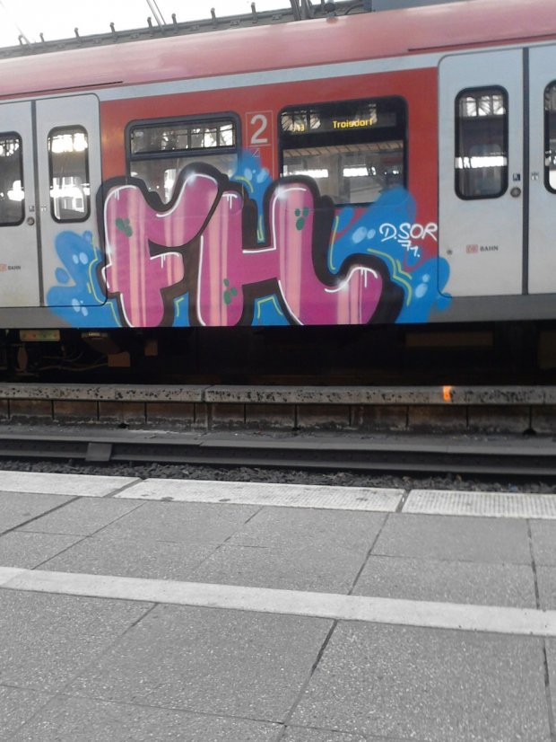 Graffiti Train - Photo by Paparazzo - Fh, d.sor (2012)