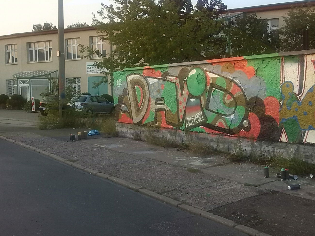 Graffiti in ERFURT - Photo by Paparazzo - David (2015)