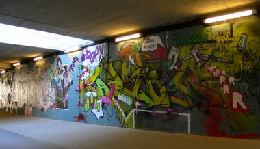 Graffiti Wall in München - Photo by Parasit - Capsol, Trr, Terror (2011)