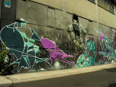 Graffiti Wall in München - Photo by Parasit - Opus, München, Munich (2012)