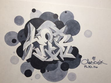 Graffiti Sketch - Photo by Paschik - paschik91