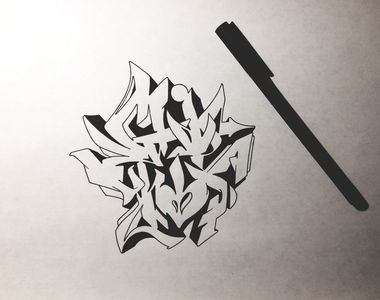 Graffiti Sketch - Photo by Paschik - paschik91