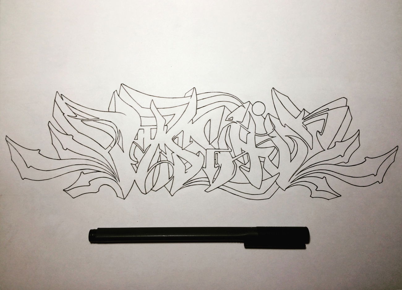 Graffiti Sketch - Photo by Paschik - paschik91